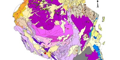 Zemljevid tanzanija geološkega