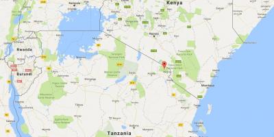 Tanzanija lokacijo na zemljevidu sveta
